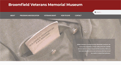 Desktop Screenshot of broomfieldveterans.org